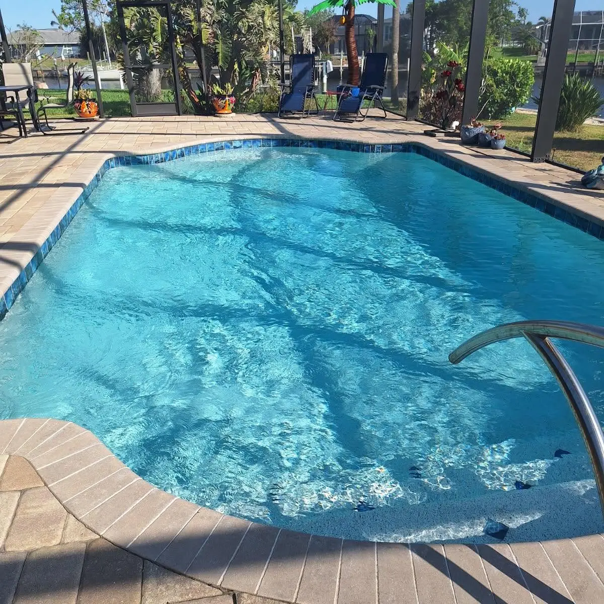 Pool cleaning and maintenance Port Charlotte FL — Hydra Pool Service technician